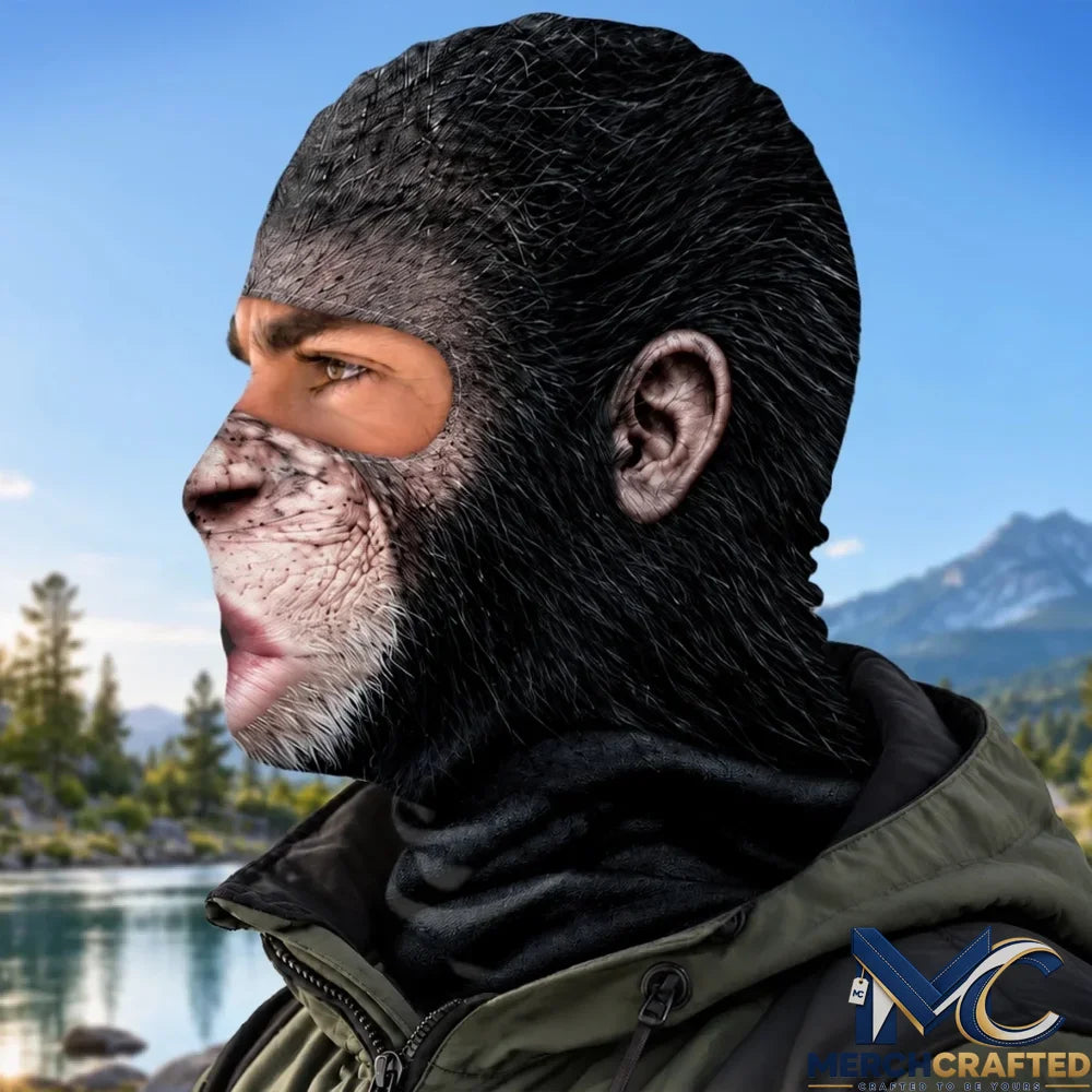 Personalized Funny Monkey Face Ski Mask