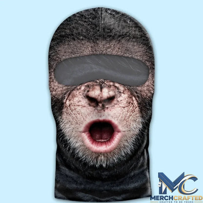Personalized Funny Monkey Face Ski Mask