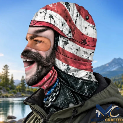 Personalized Skull Biker Face Ski Mask