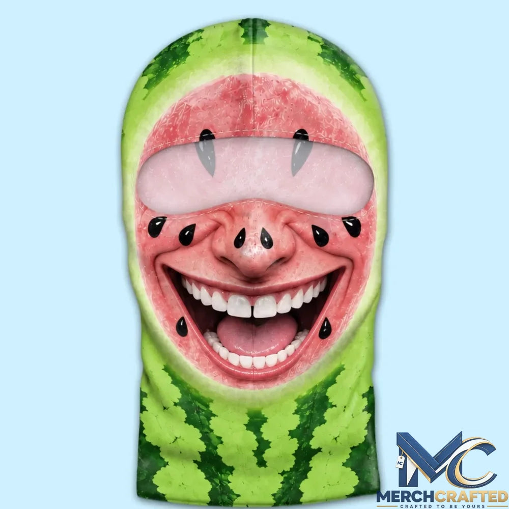 Personalized Watermelon Monster Funny Ski Mask