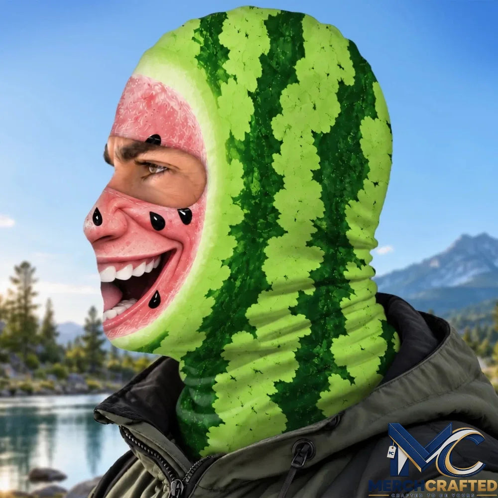 Personalized Watermelon Monster Funny Ski Mask