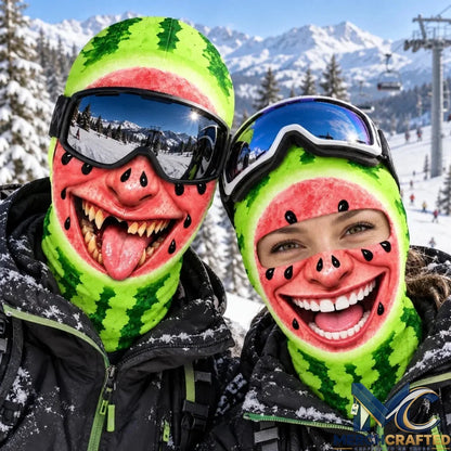 Personalized Watermelon Monster Funny Ski Mask