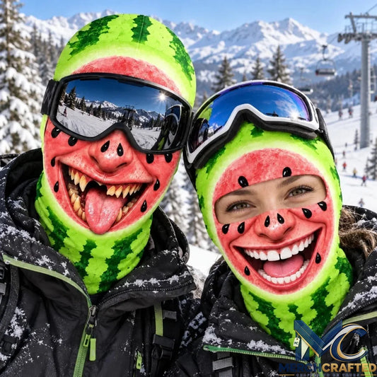 Personalized Watermelon Monster Funny Ski Mask