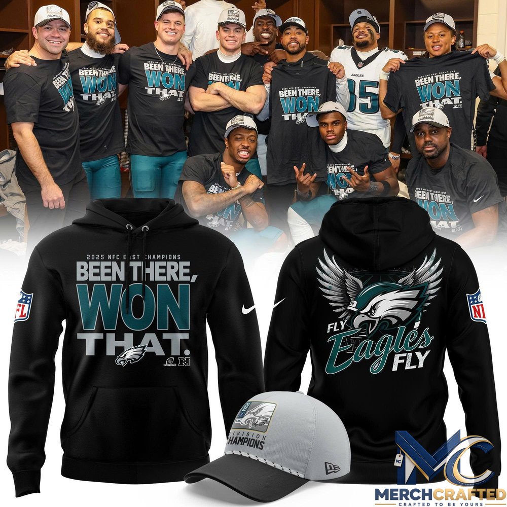 Philadelphia Eagles 2026 NFC East Division Champions Hoodie