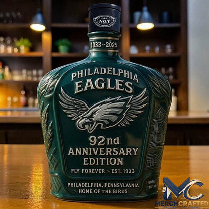 Philadelphia Eagles 92nd Anniversary Whiskey Decanter