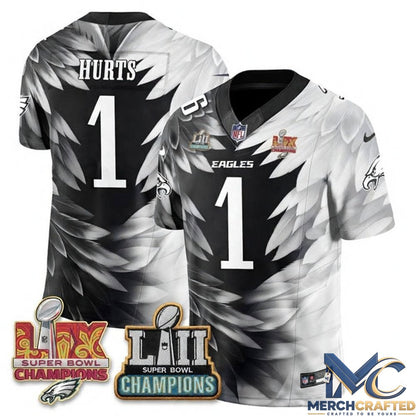 Philadelphia Eagles Fangear Feathers Edition Custom Jersey