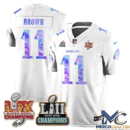Philadelphia Eagles Fangear Feathers Edition Custom Jersey