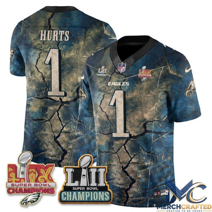 Philadelphia Eagles Fangear Feathers Edition Custom Jersey