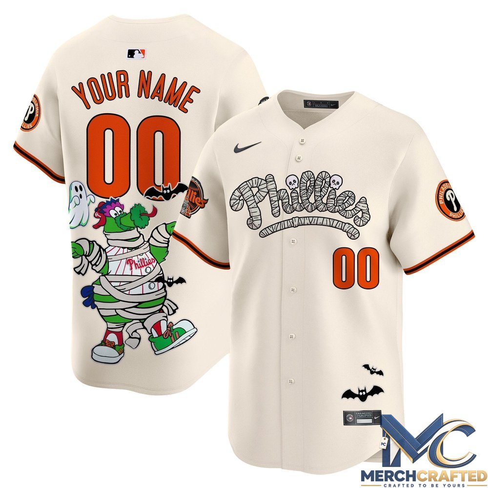 Philadelphia Phillies Phanatic Halloween Edition Limited Baseball Jersey