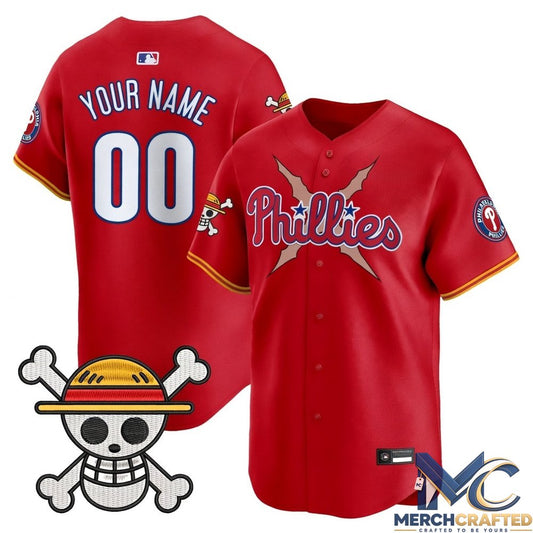 Philadelphia Phillies x One Piece Premier Custom Baseball Jersey