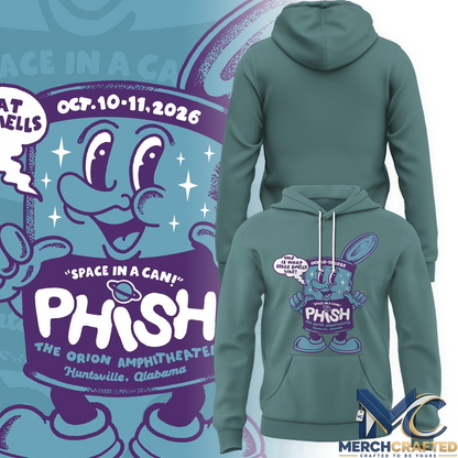 Phish Huntsville 26 Event at Huntsville Alabama Hoodie