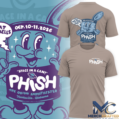 Phish Huntsville 26 Event at Huntsville Alabama T Shirt