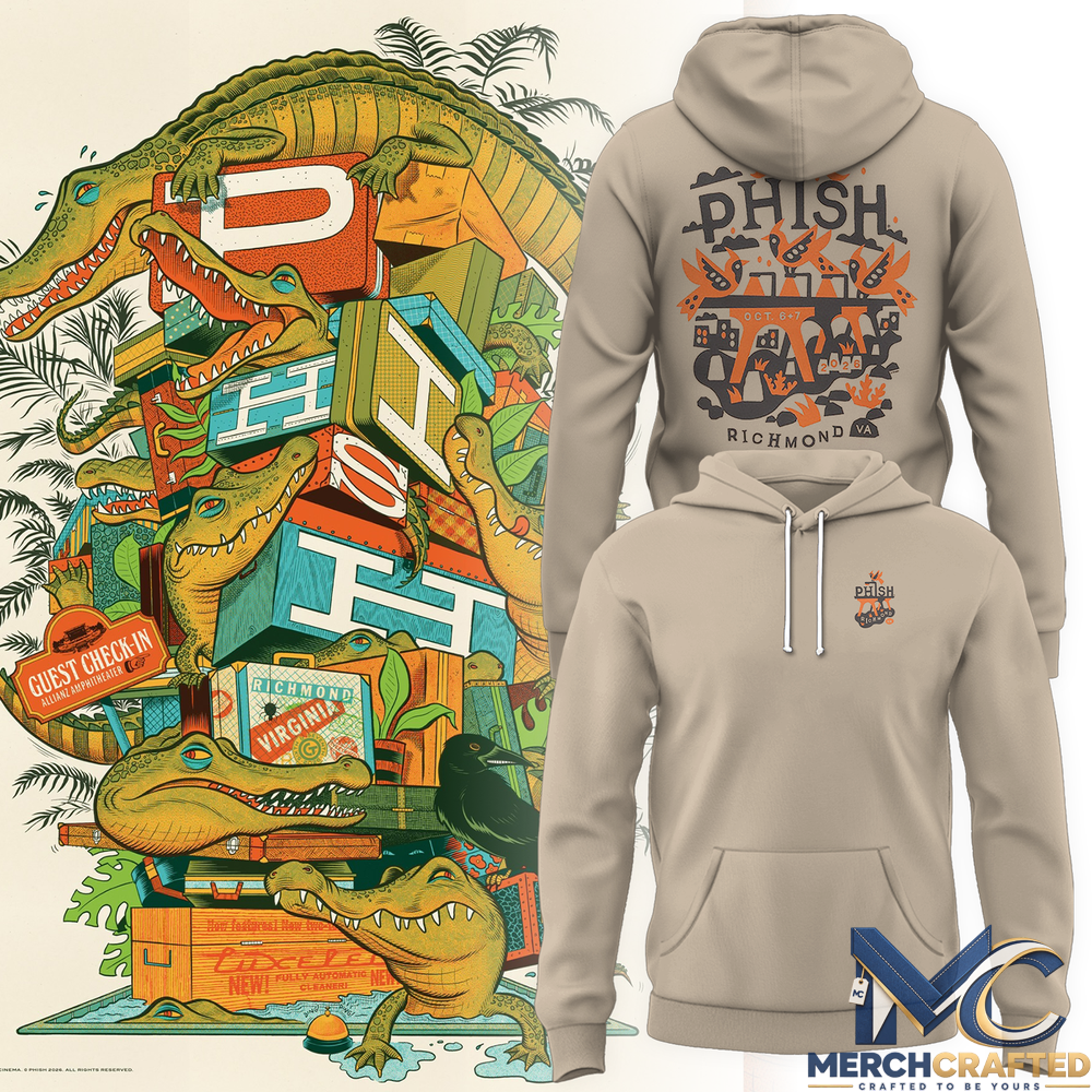 Phish Richmond Fall 26 Event at Richmond VA Hoodie