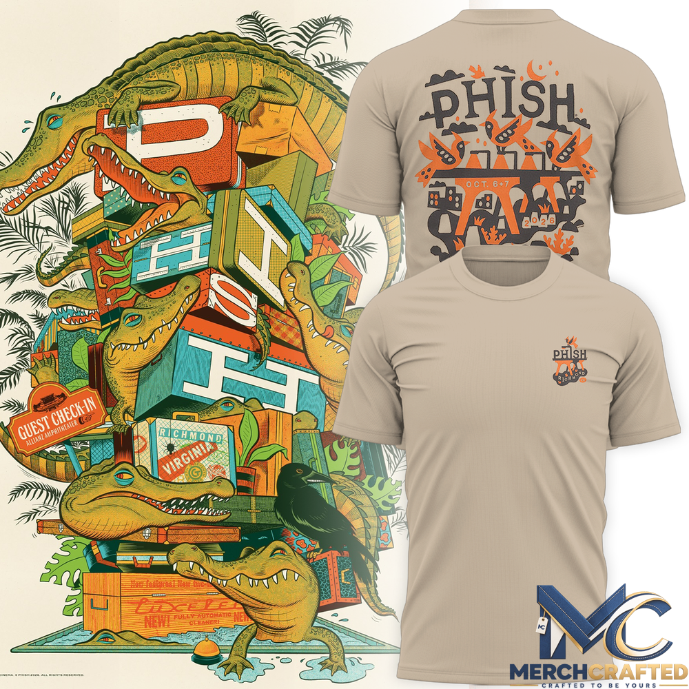 Phish Richmond Fall 26 Event at Richmond VA T Shirt
