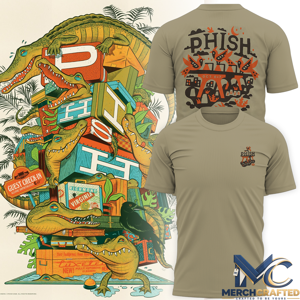 Phish Richmond Fall 26 Event at Richmond VA T Shirt