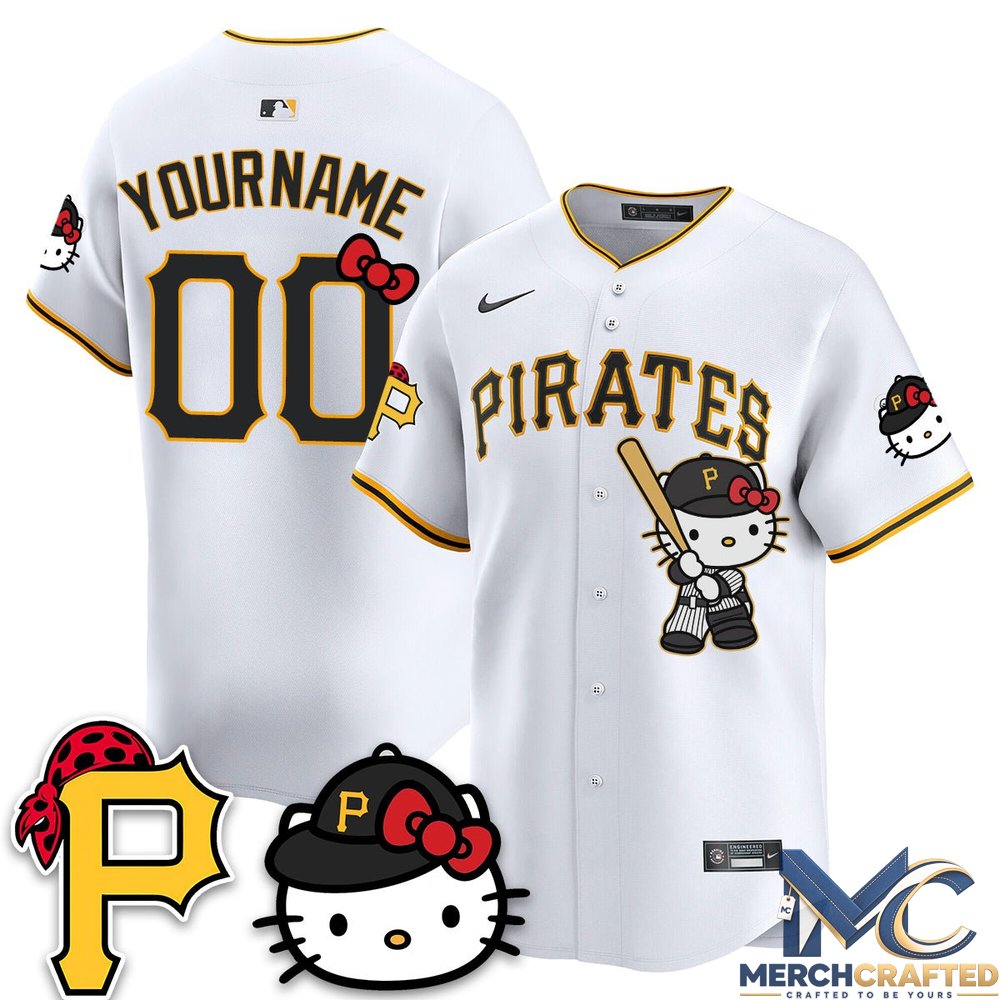 Pittsburgh Pirates x Hello Kitty Vapor Limited Custom Baseball Jersey