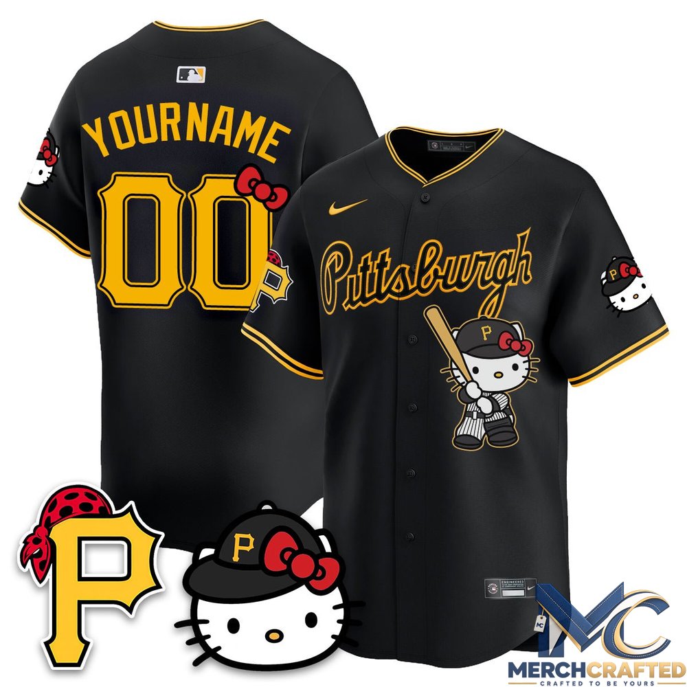 Pittsburgh Pirates x Hello Kitty Vapor Limited Custom Baseball Jersey