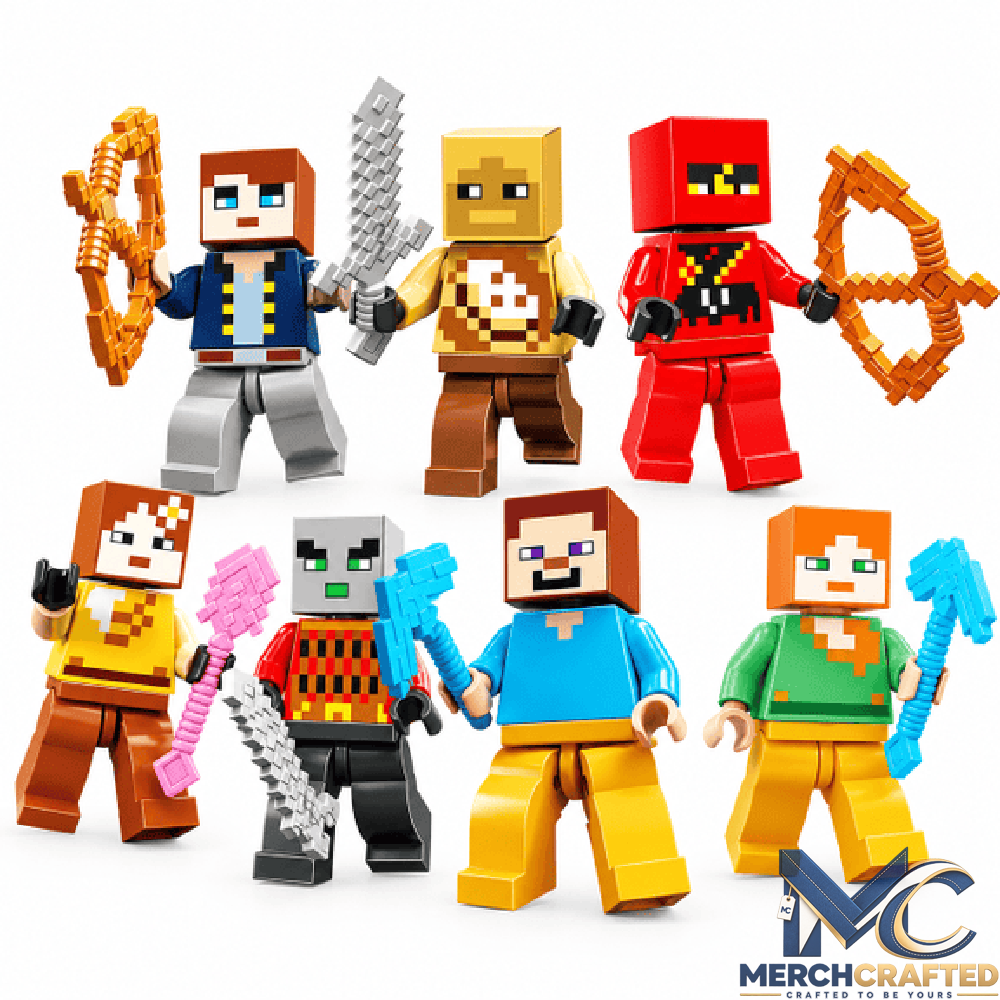Pixel Building Block Advent Calendar 24 Day Christmas Countdown Toy Figures Gift for Kids