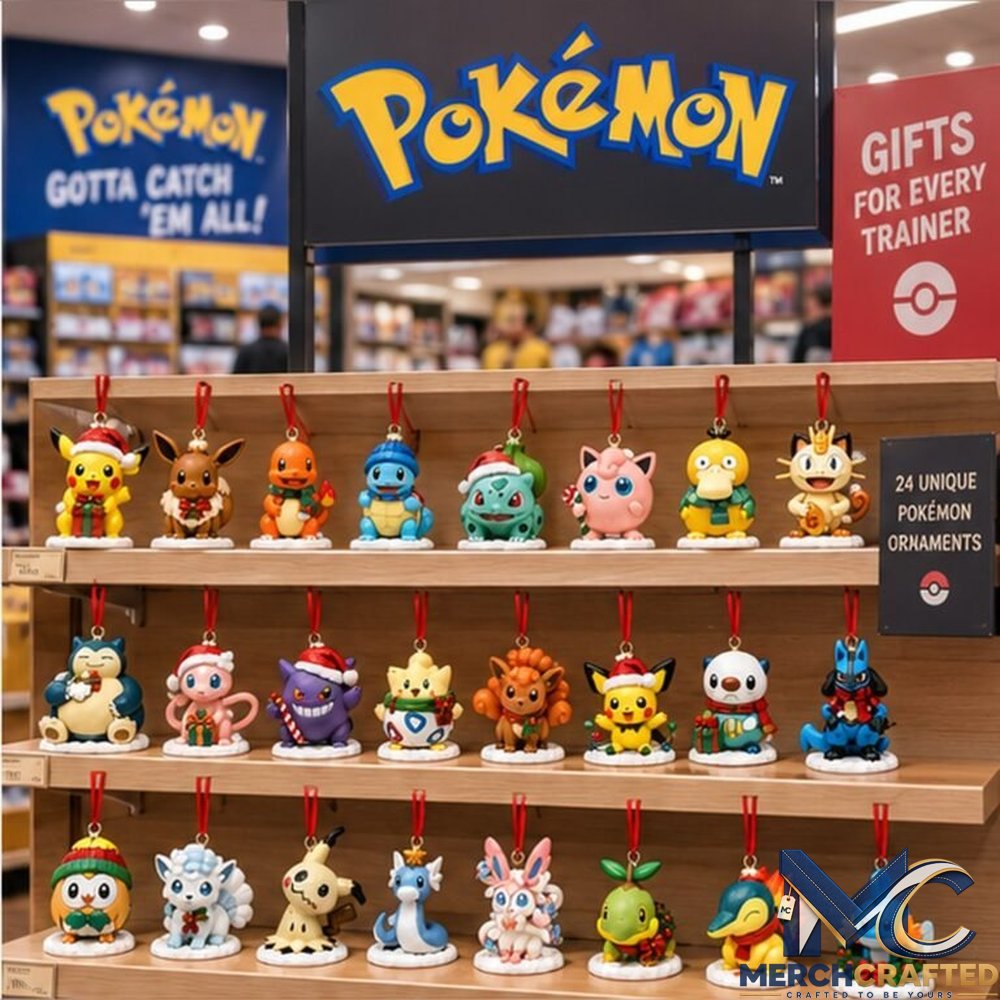 Pokemon 30th Anniversary Advent Calendar 2026 – 24 Holiday Ornaments Countdown (1996–2026 Edition)