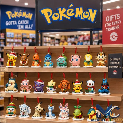 Pokemon 30th Anniversary Advent Calendar 2026 – 24 Holiday Ornaments Countdown (1996–2026 Edition)