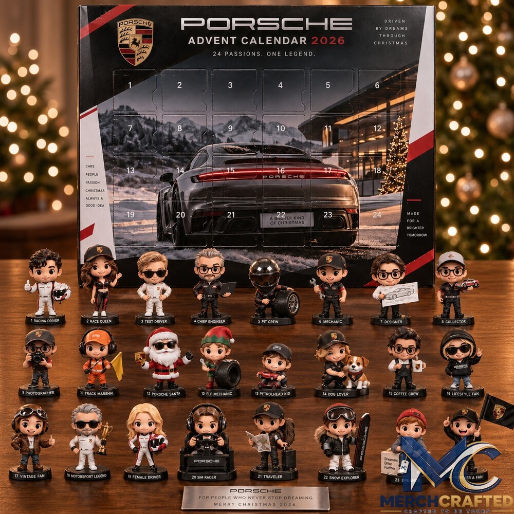 Porsche Advent Calendar 2026  24 Days Christmas Gift Set for Car Fans