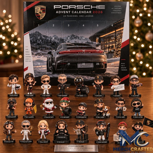 Porsche Advent Calendar 2026  24 Days Christmas Gift Set for Car Fans