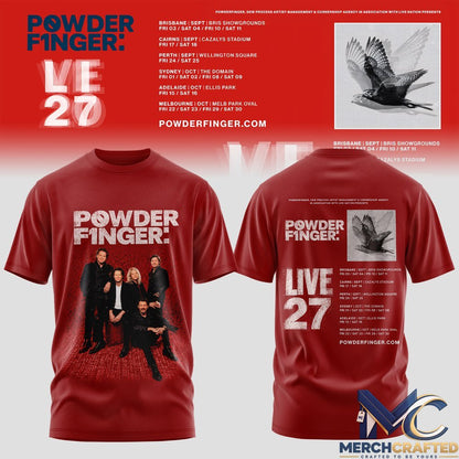 Powderfinger We 27 Tour Football Jersey
