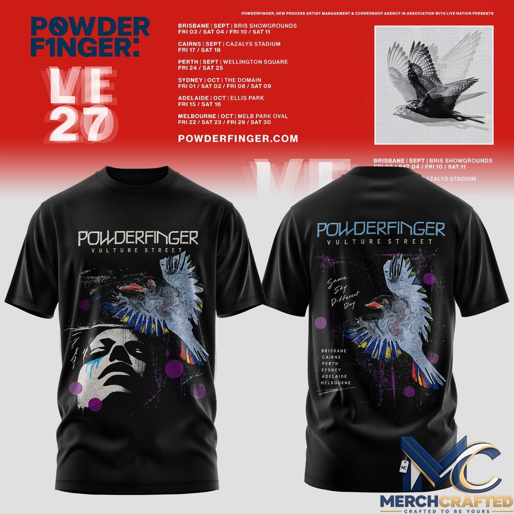 Powderfinger We 27 Tour Football Jersey