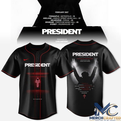 President - Australian Campaign 2027 Baseball Jersey