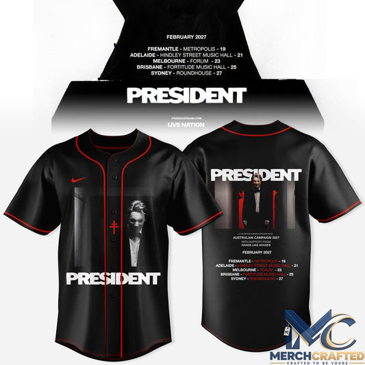 President - Australian Campaign 2027 Baseball Jersey