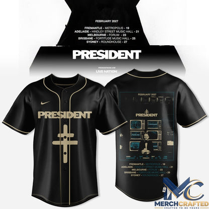 President - Australian Campaign 2027 Baseball Jersey