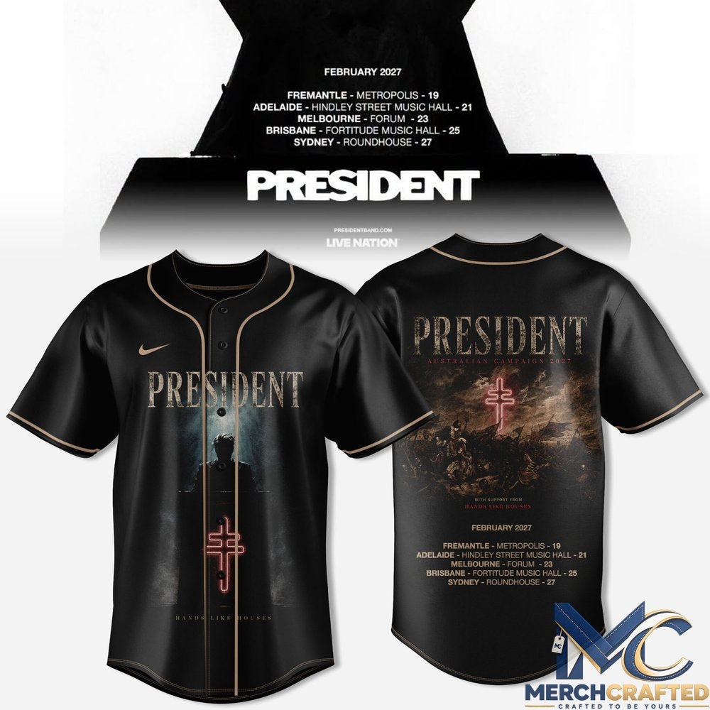 President - Australian Campaign 2027 Baseball Jersey