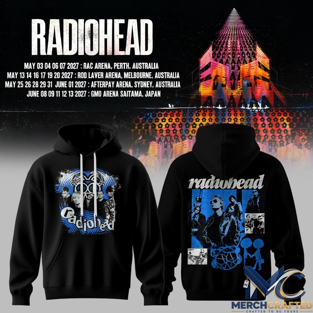 Radiohead- Australia Tour 2027 Hoodie