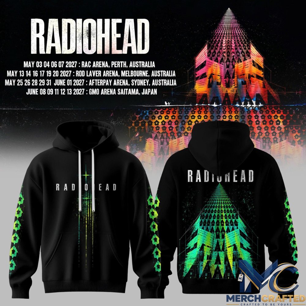 Radiohead- Australia Tour 2027 Hoodie