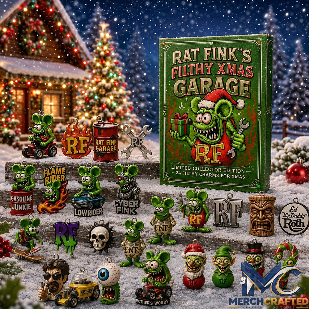 Rat Finks Filthy Xmas Garage Christmas Advent Calendar 2026