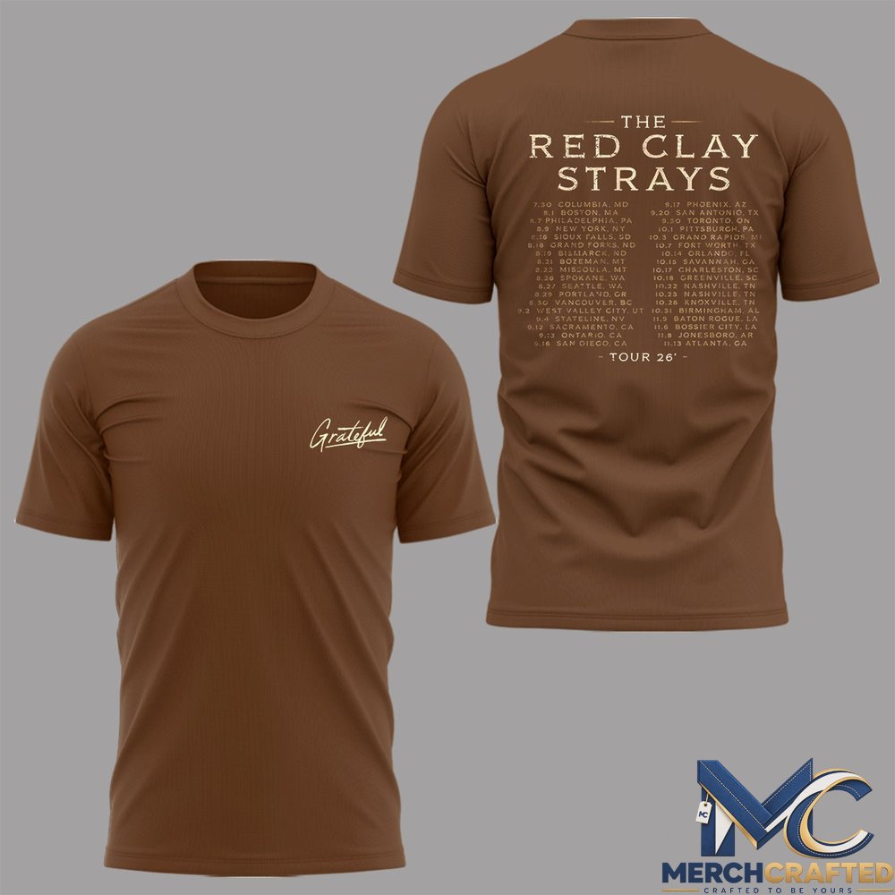 Red Clay Strays The Grateful Tour T-Shirt