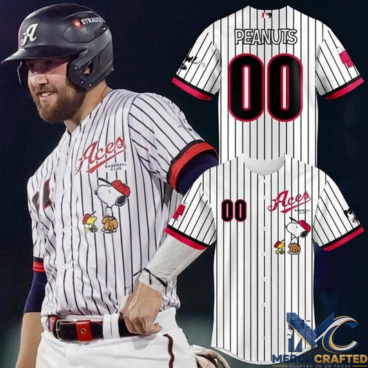 Reno Aces x 2026 Peanuts Night Limited Edition Baseball Jersey