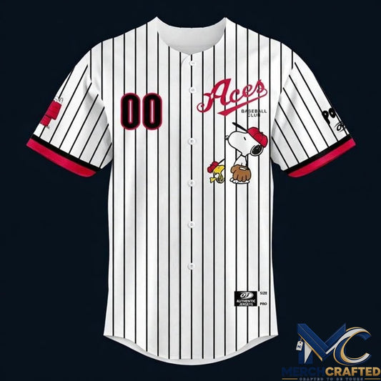 Reno Aces x 2026 Peanuts Night Limited Edition Baseball Jersey