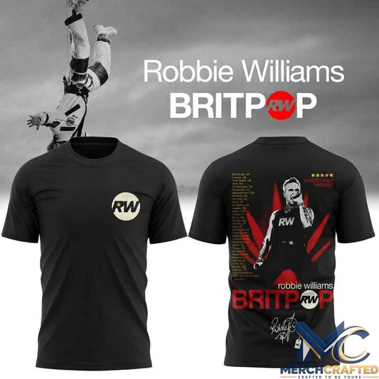 Robbie Williams – BRITPOP World Tour 2026 Signature Special Shirt