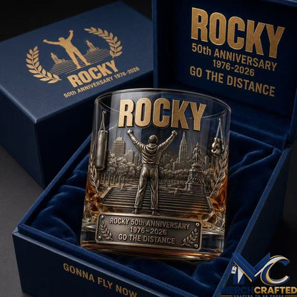 Rocky 50th Anniversary Limited Edition 2026 Whiskey Glass