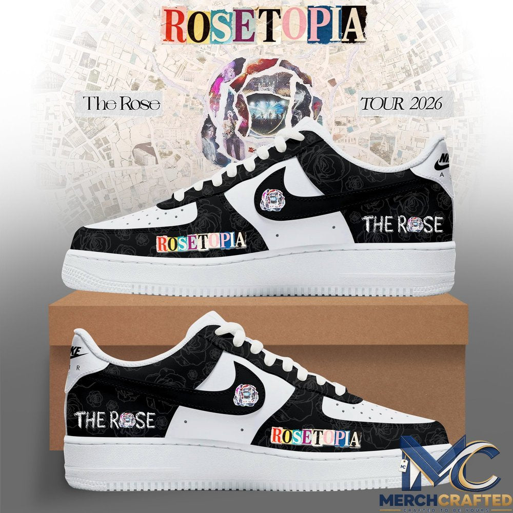 Rosetopia Midnight Bloom Air Force 1 Shoes