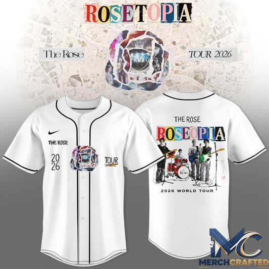 Rosetopia The Rose World Tour 2026 Live Session Baseball Jersey