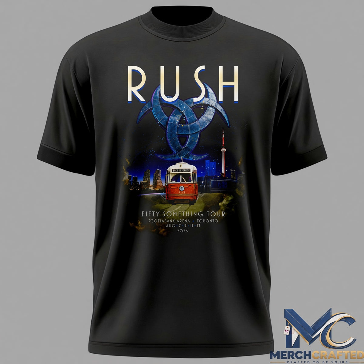Rush Band Fifty Something Tour 2026 Toronto Special Edition Shirt