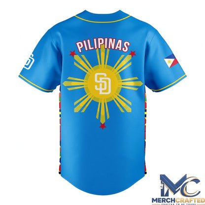 San Diego Padres x Filipino Heritage Night 2026 Baseball Jersey