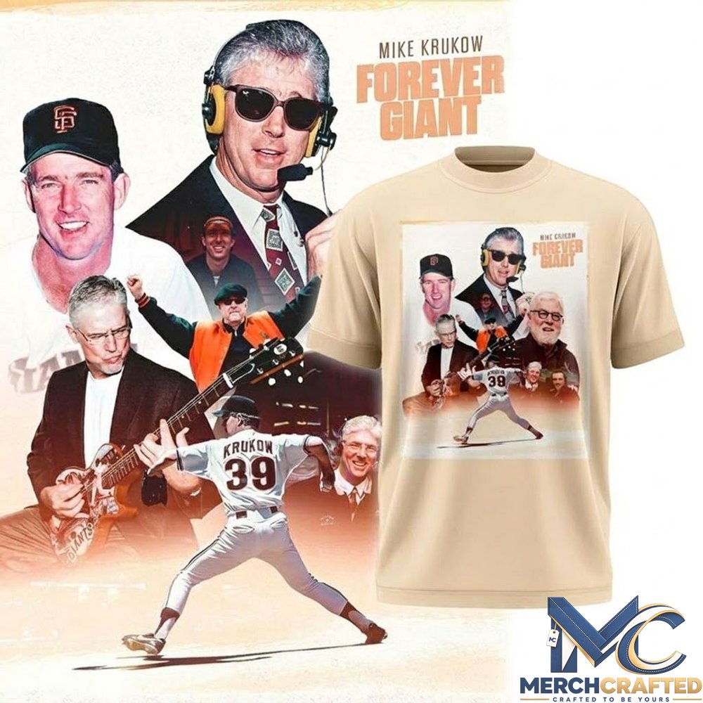 San Francisco Giants Mike Krukow Forever Giant Tribute T-Shirt