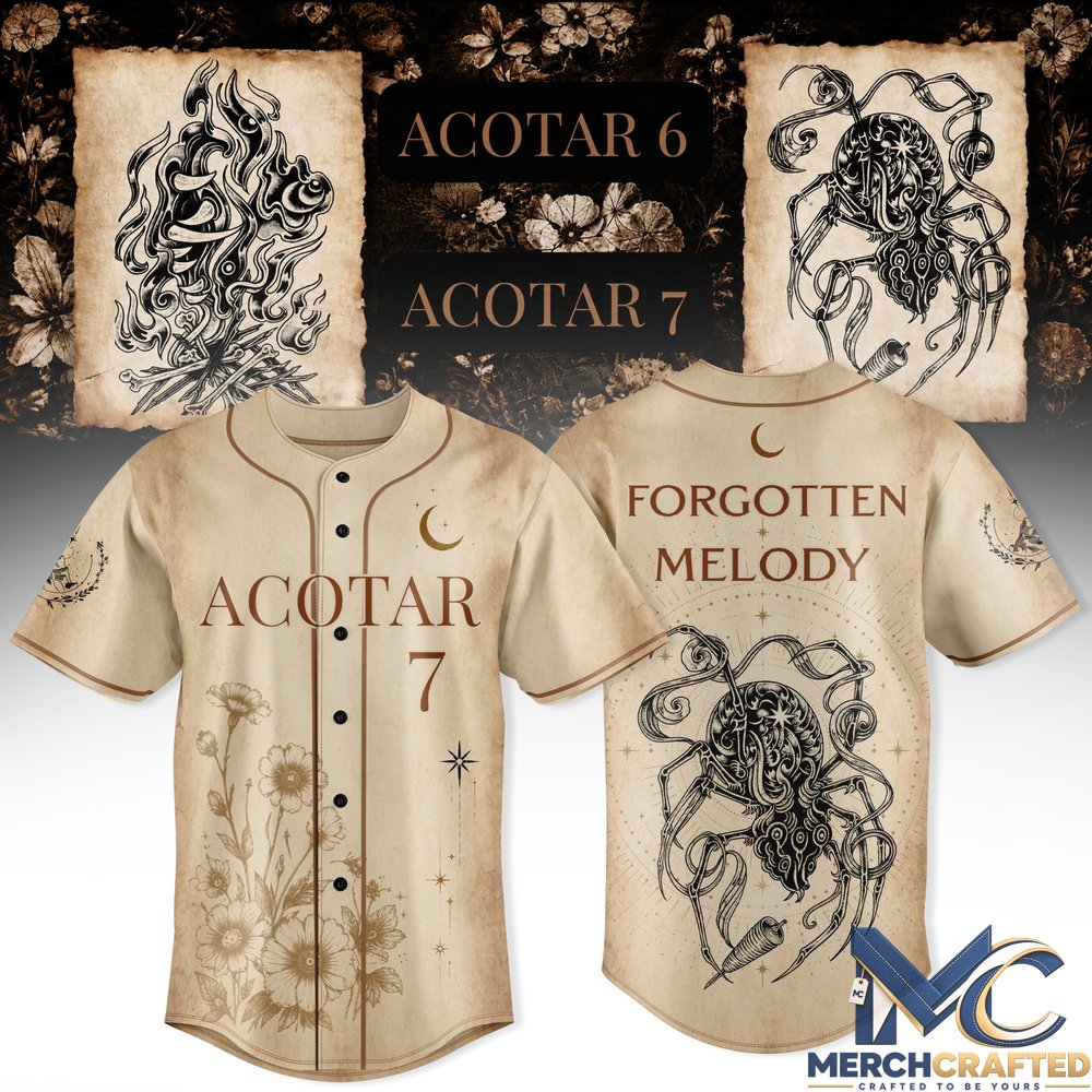 Sarah J Maas Splintered Harmony Baseball Jersey