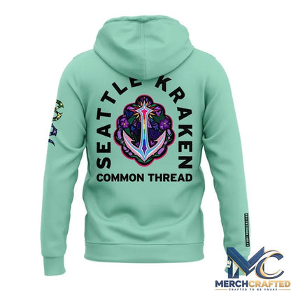 Seattle Kraken Pride Night 2026 Mint Hoodie