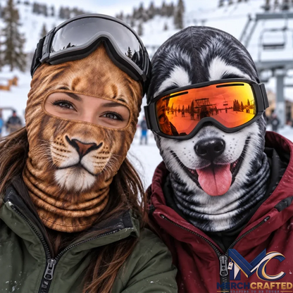 Ski Happens Personalized Funny Ski Mask
