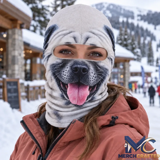 Ski Happens Personalized Funny Ski Mask