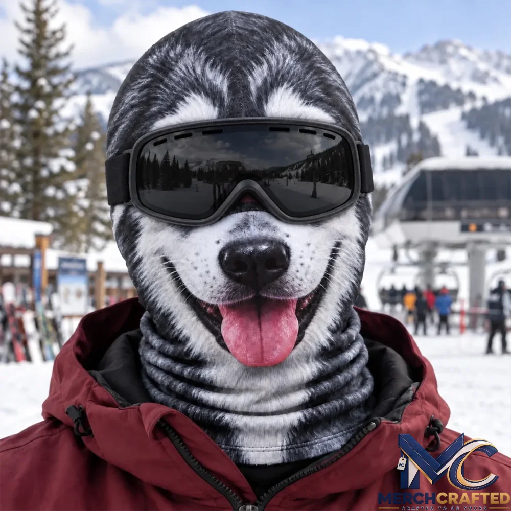 Ski Happens Personalized Funny Ski Mask